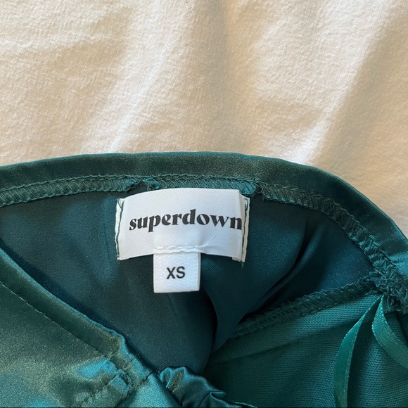 Superdown Sevilla Corset Top in Green - Picture 3 of 7